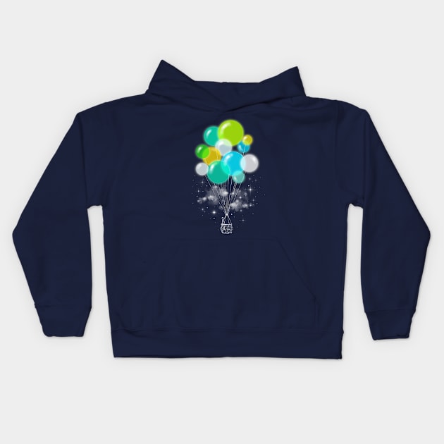 Colorful exile Kids Hoodie by flintsky